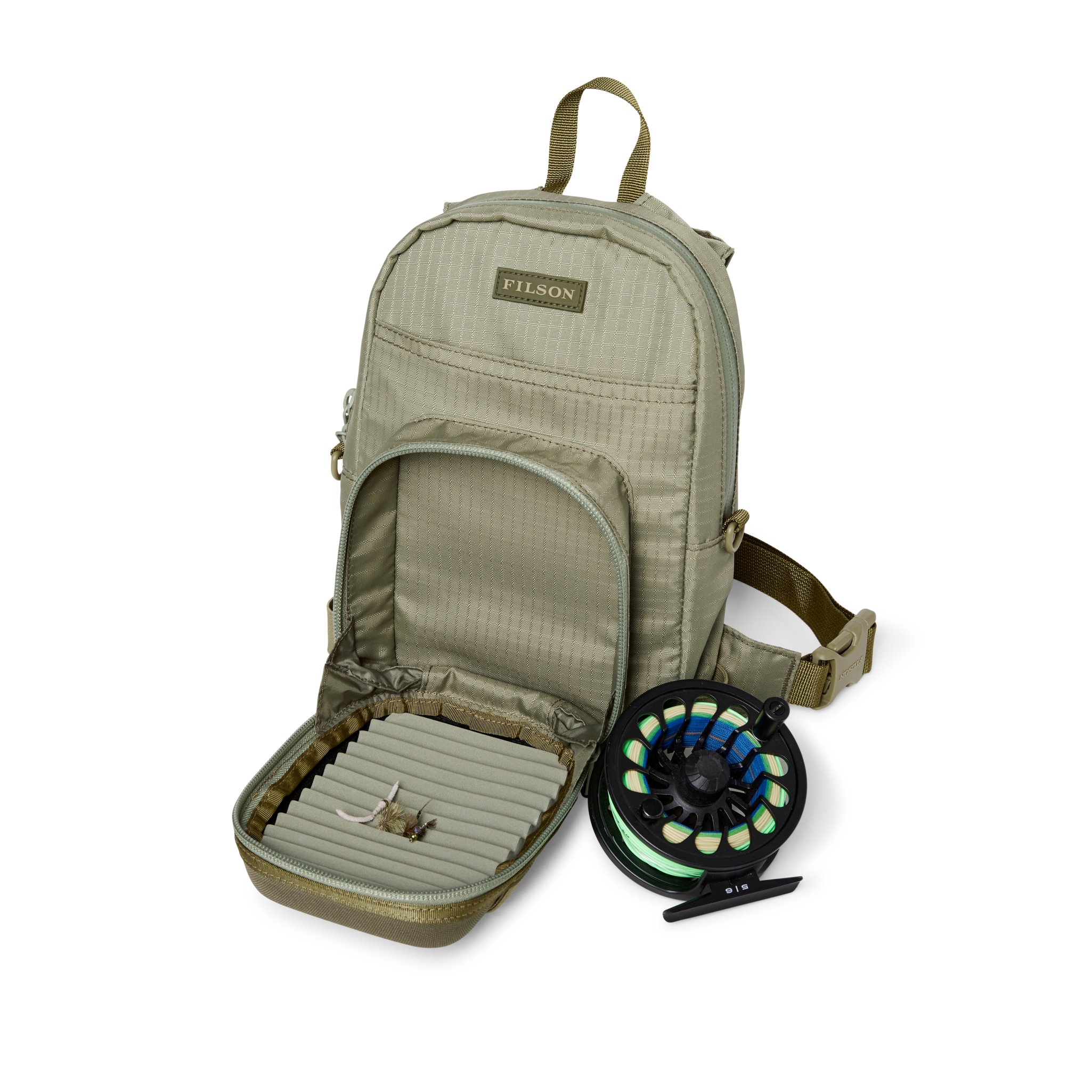 Fishing Chest Pack - Vintage Olive - Image 6