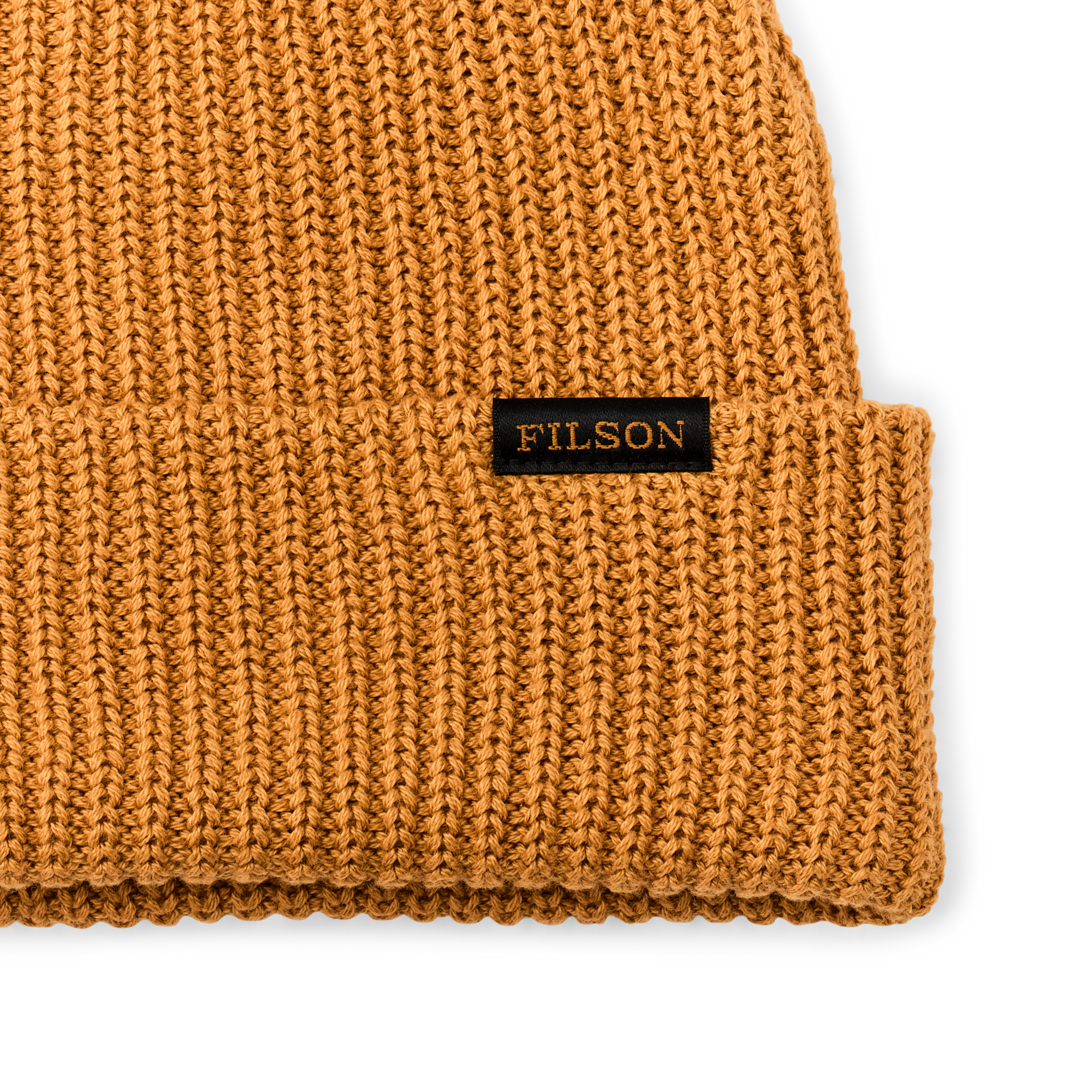 Cotton Watch Cap - Gold Ochre - Image 2