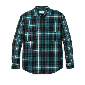 Lightweight Alaskan Guide Shirt - Petrol / Black / White Plaid