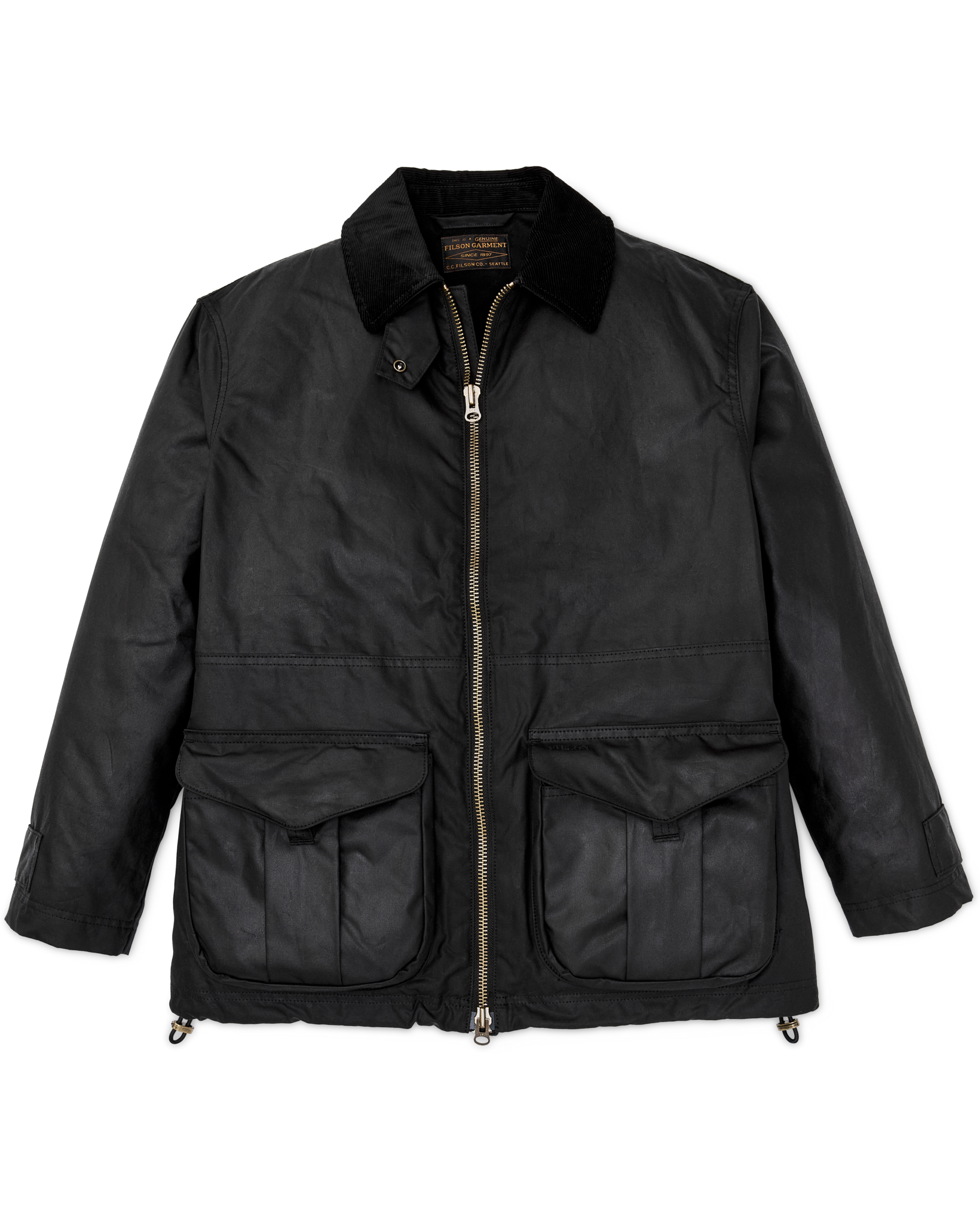 Women's Cover Cloth Raincoat - Black