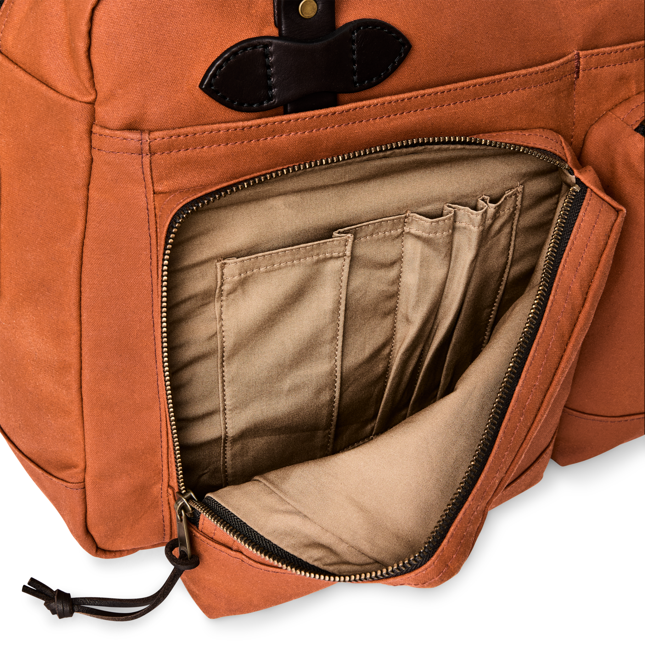 48 Hour Tin Cloth Duffle Bag - Rust - Image 4