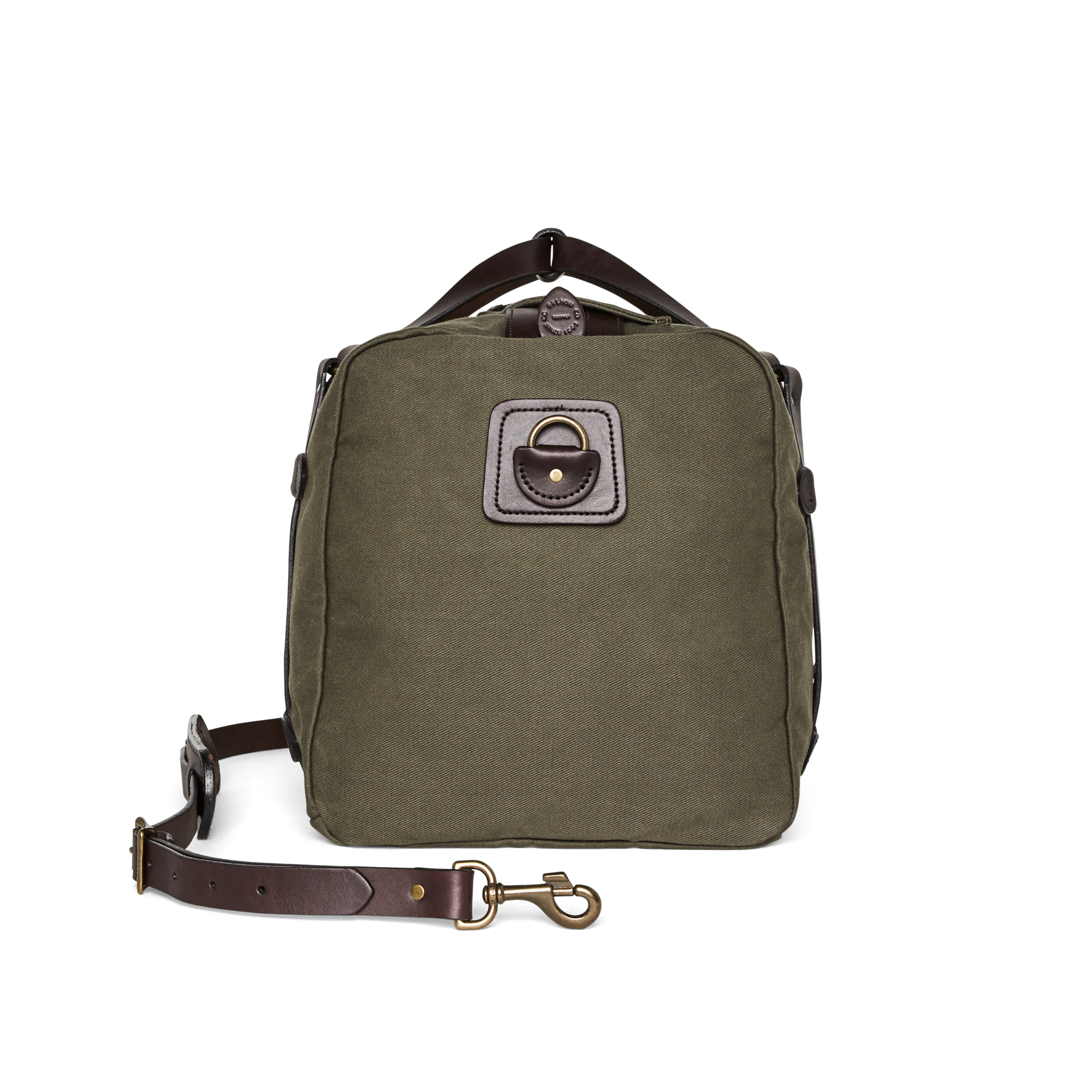 Medium Rugged Twill Duffle Bag - Otter Green - Image 4