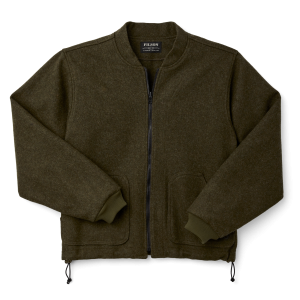 Mackinaw Wool Jacket Liner - Forest Green