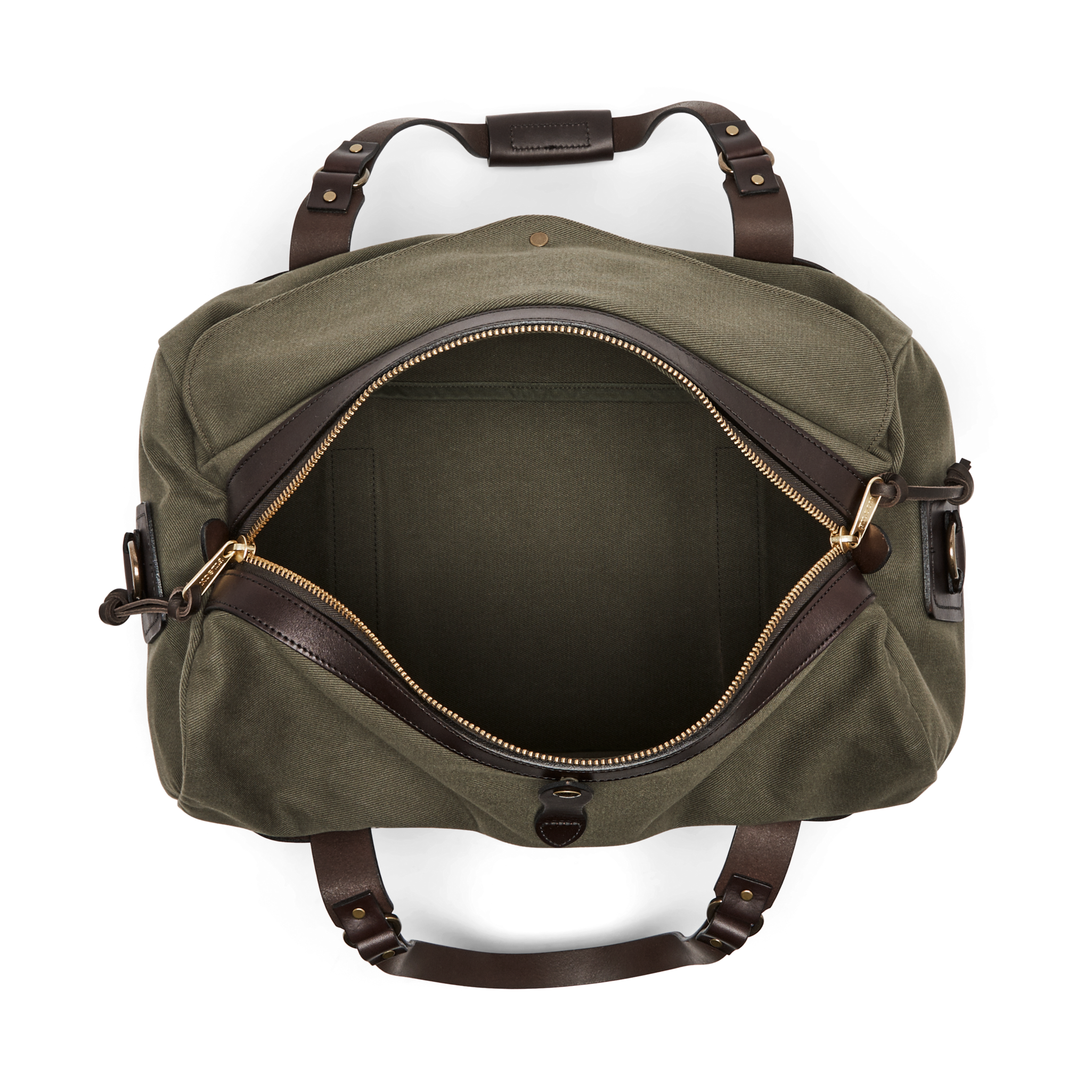 Medium Rugged Twill Duffle Bag - Otter Green - Image 10