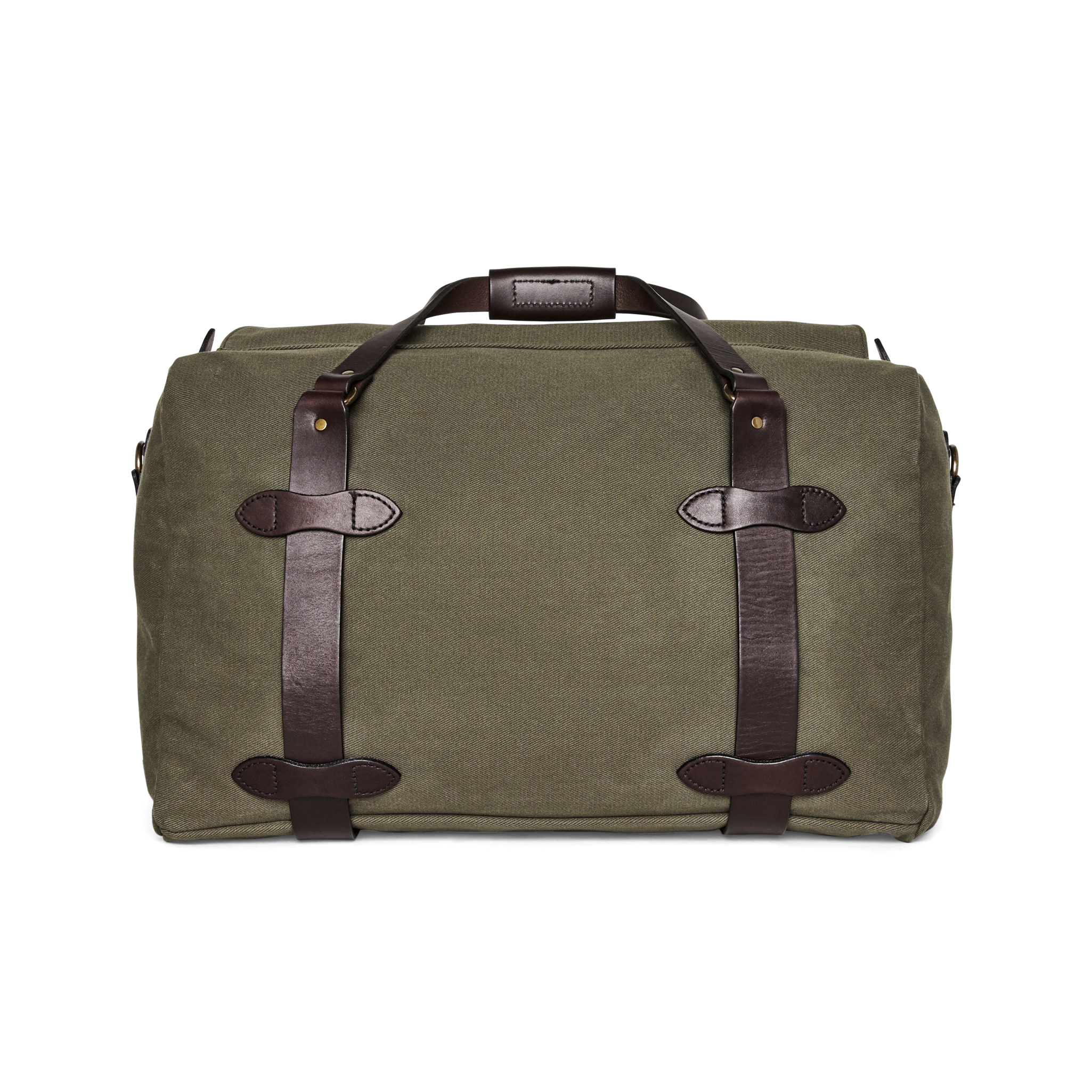 Medium Rugged Twill Duffle Bag - Otter Green - Image 8