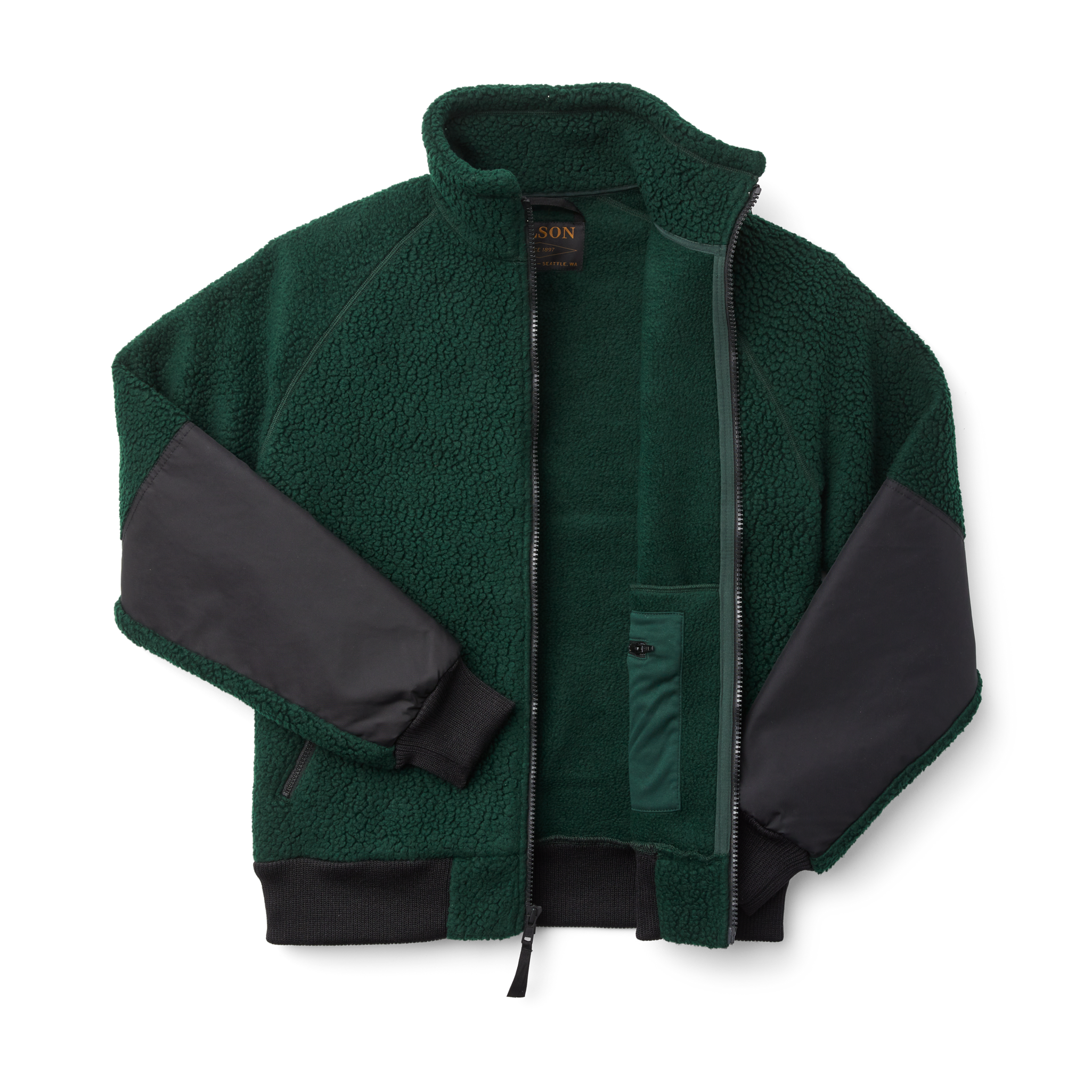 Sherpa Fleece Jacket - Fir - Image 4