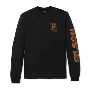 Long Sleeve Frontier Graphic T-shirt - Black / Sportsman