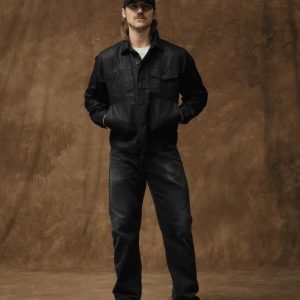 Tin Cloth Short Lined Cruiser Jacket - Black