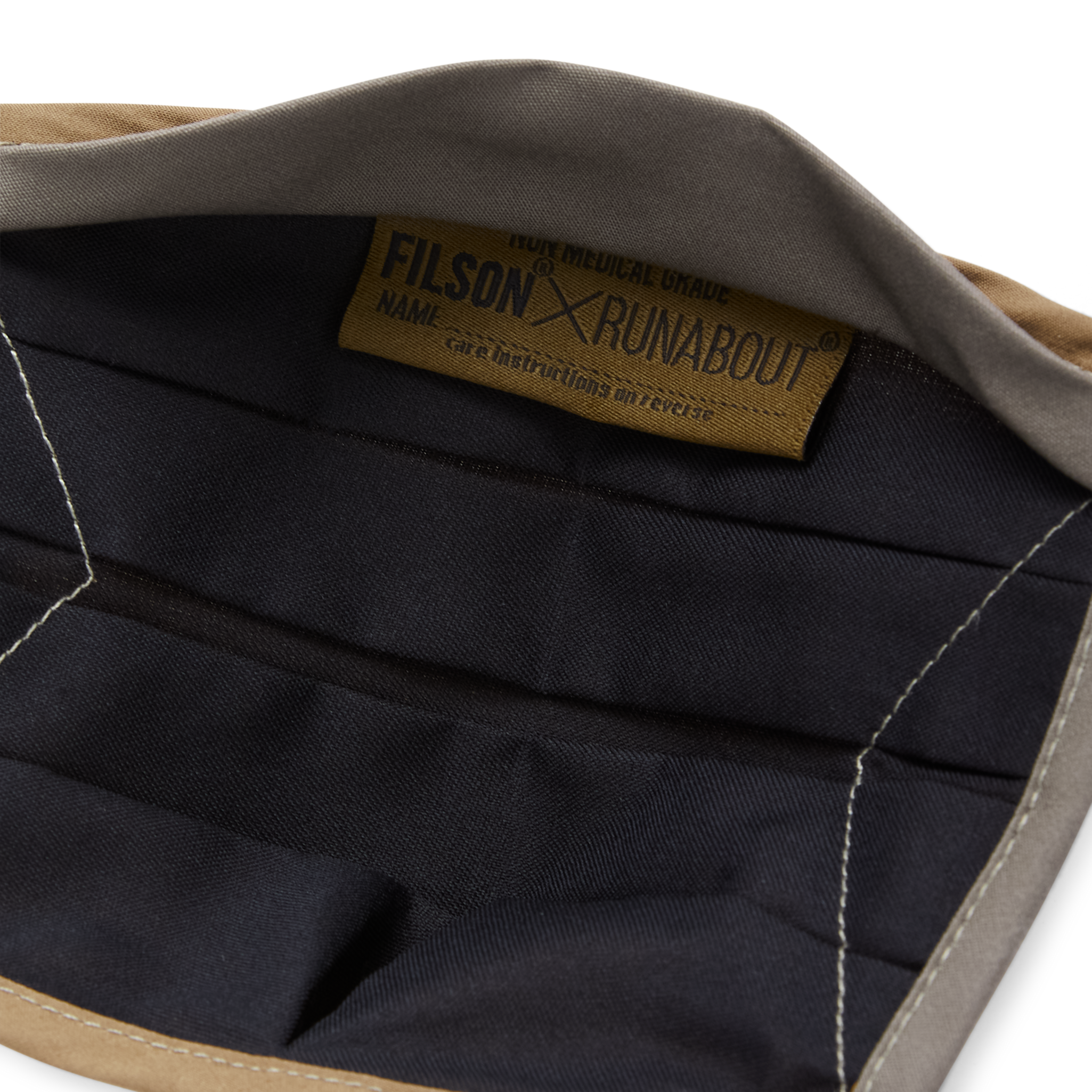 Filson X Runabout Goods Face Mask - Rugged Tan - Image 3