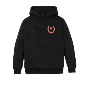 Prospector Embroidered Hoodie - Black / Moose