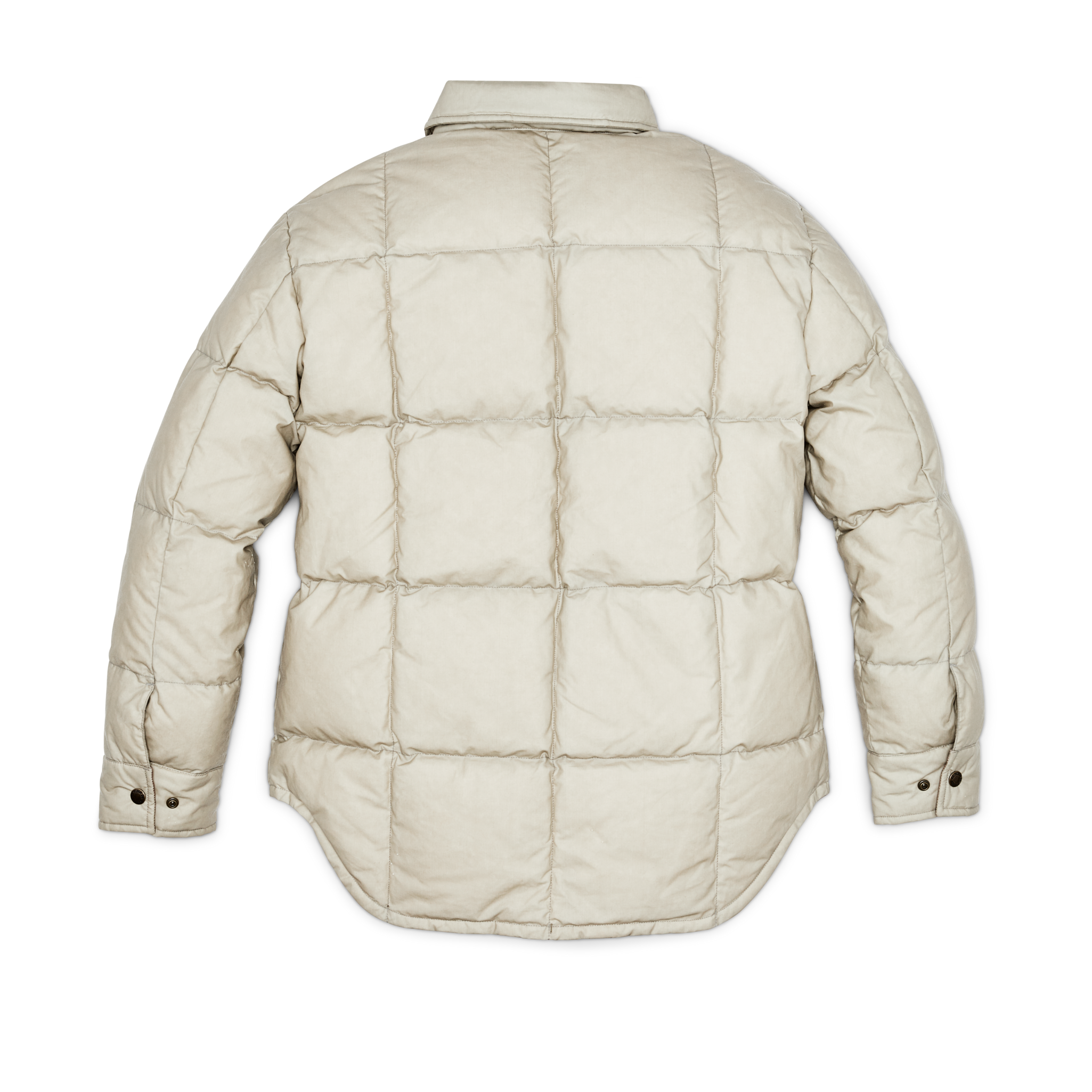 Women's Waxed Down Barn Coat - Light Tan - Image 11