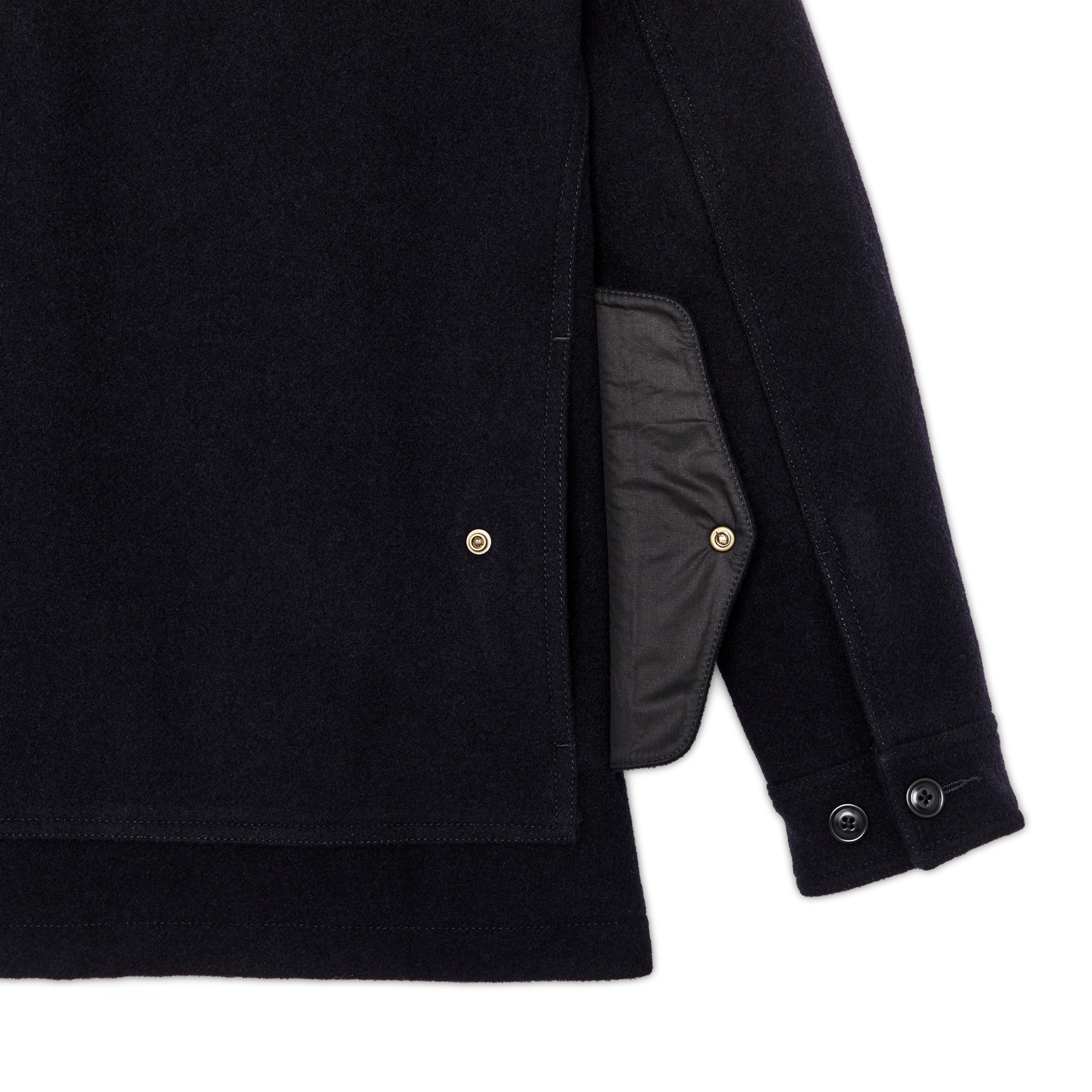 Women's Mackinaw Wool Cruiser Jacket - Navy - Image 6