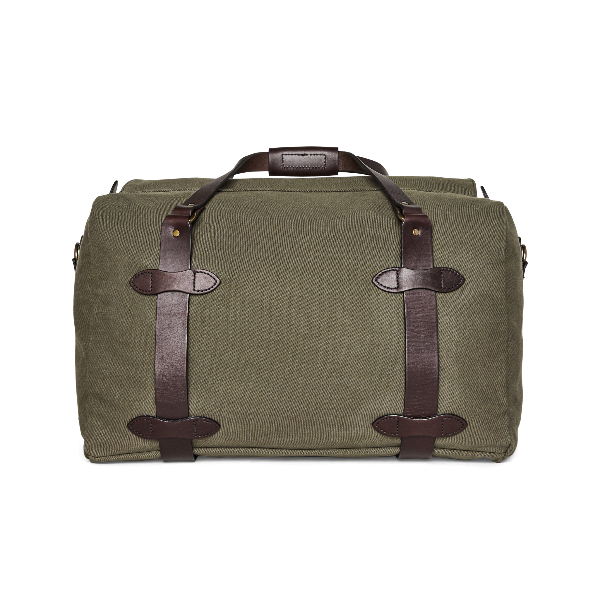 Medium Rugged Twill Duffle Bag - Otter Green - Image 3