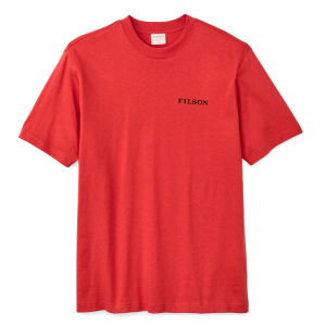 Frontier Logo T-shirt - Aurora Red / Scenic Mark