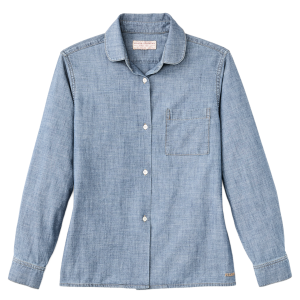 Women's Chambray Shirt - Light Indigo Chambray