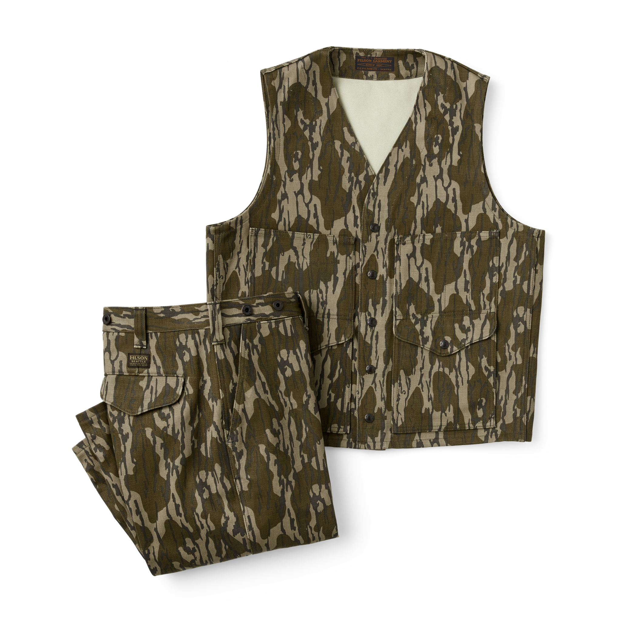 Rugged Twill Cruiser Vest - Mossy Oak Bottomland - Image 6