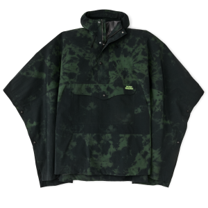 Filson X Housefly Swiftwater Rain Poncho - Dark Green Tie Dye