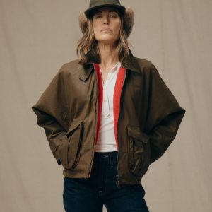 Women's Shelter Cloth Short Work Jacket - Dark Tan