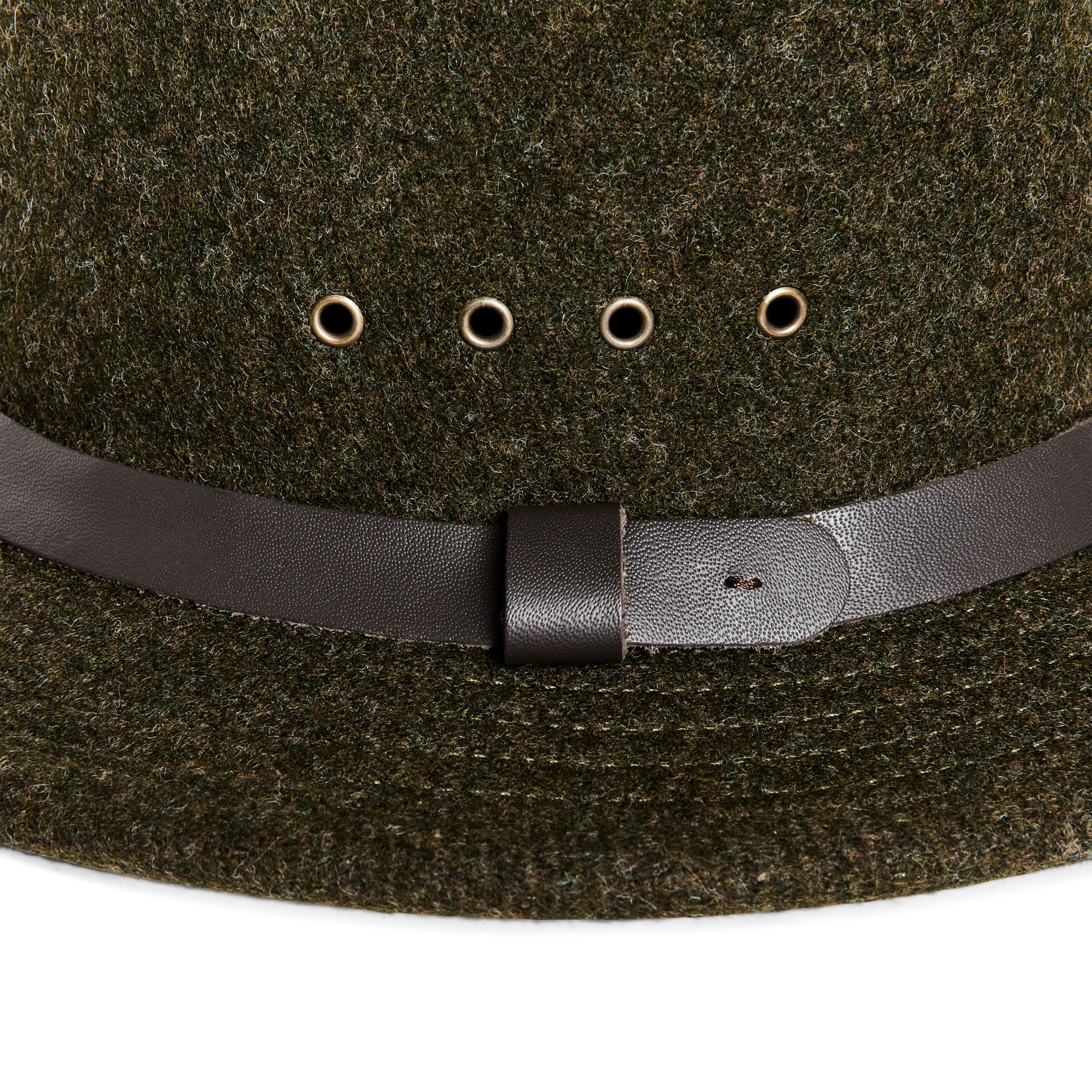 Wool Packer Hat - Forest Green - Image 2