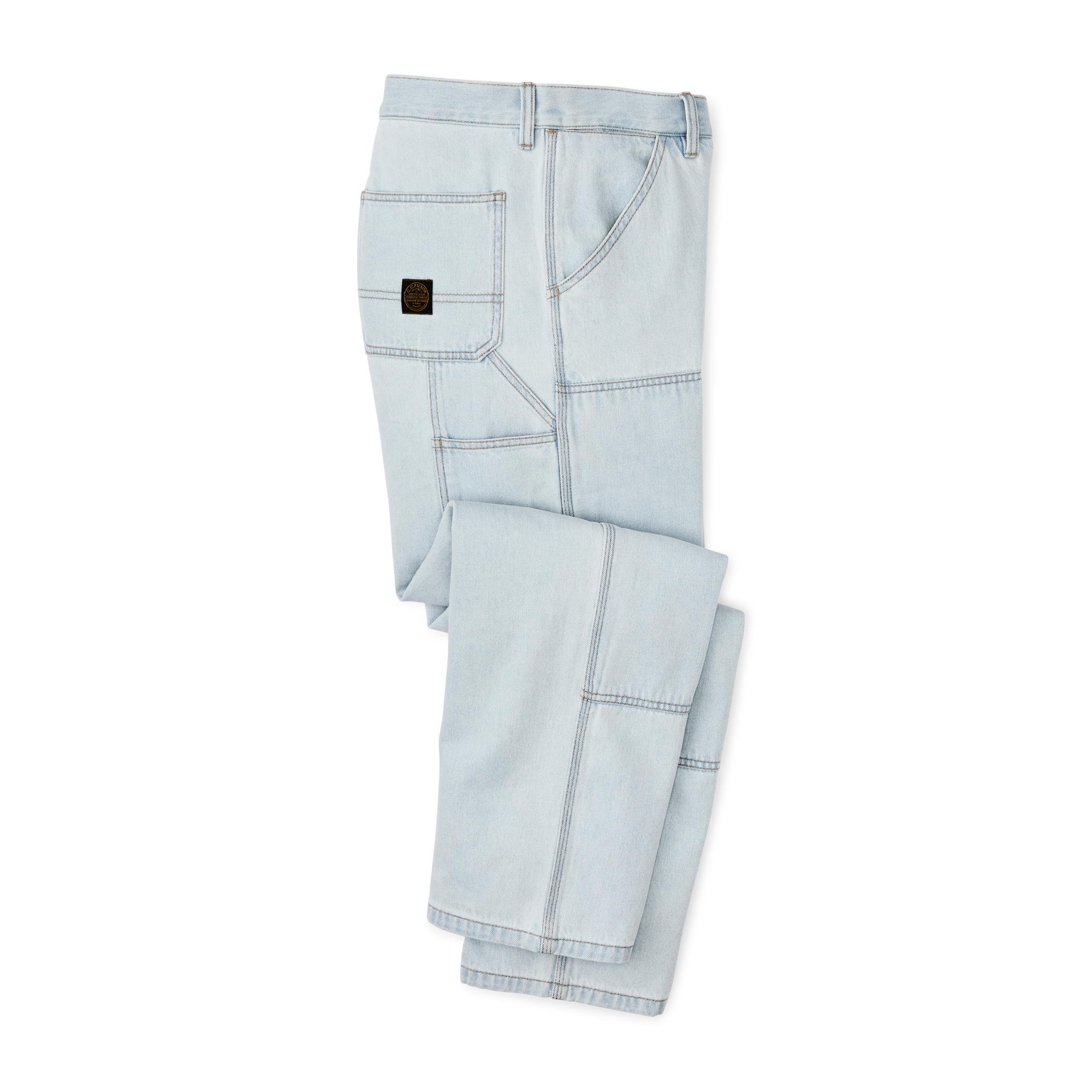 Women's 9-oz. Work Jeans - Sun Bleach - Image 3