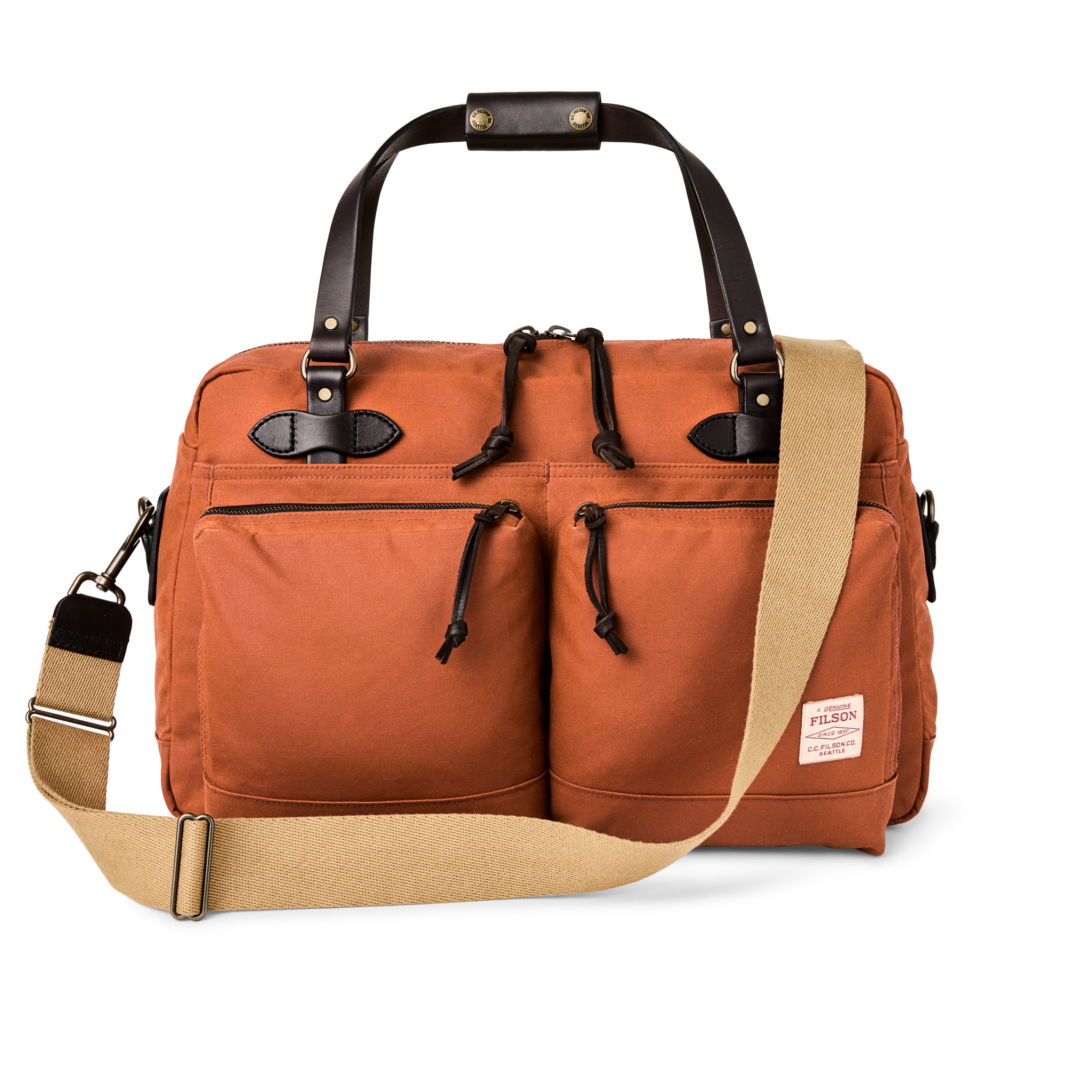 48 Hour Tin Cloth Duffle Bag - Rust