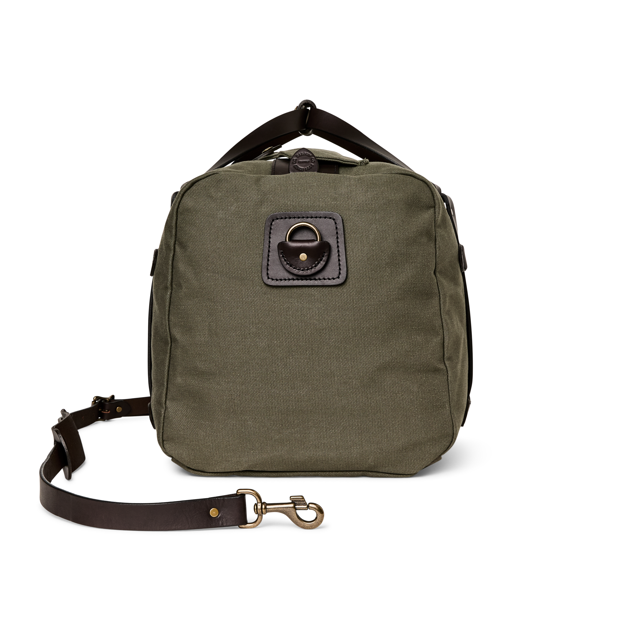 Medium Rugged Twill Duffle Bag - Otter Green - Image 9