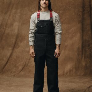 Mackinaw Wool Bibs - Charcoal