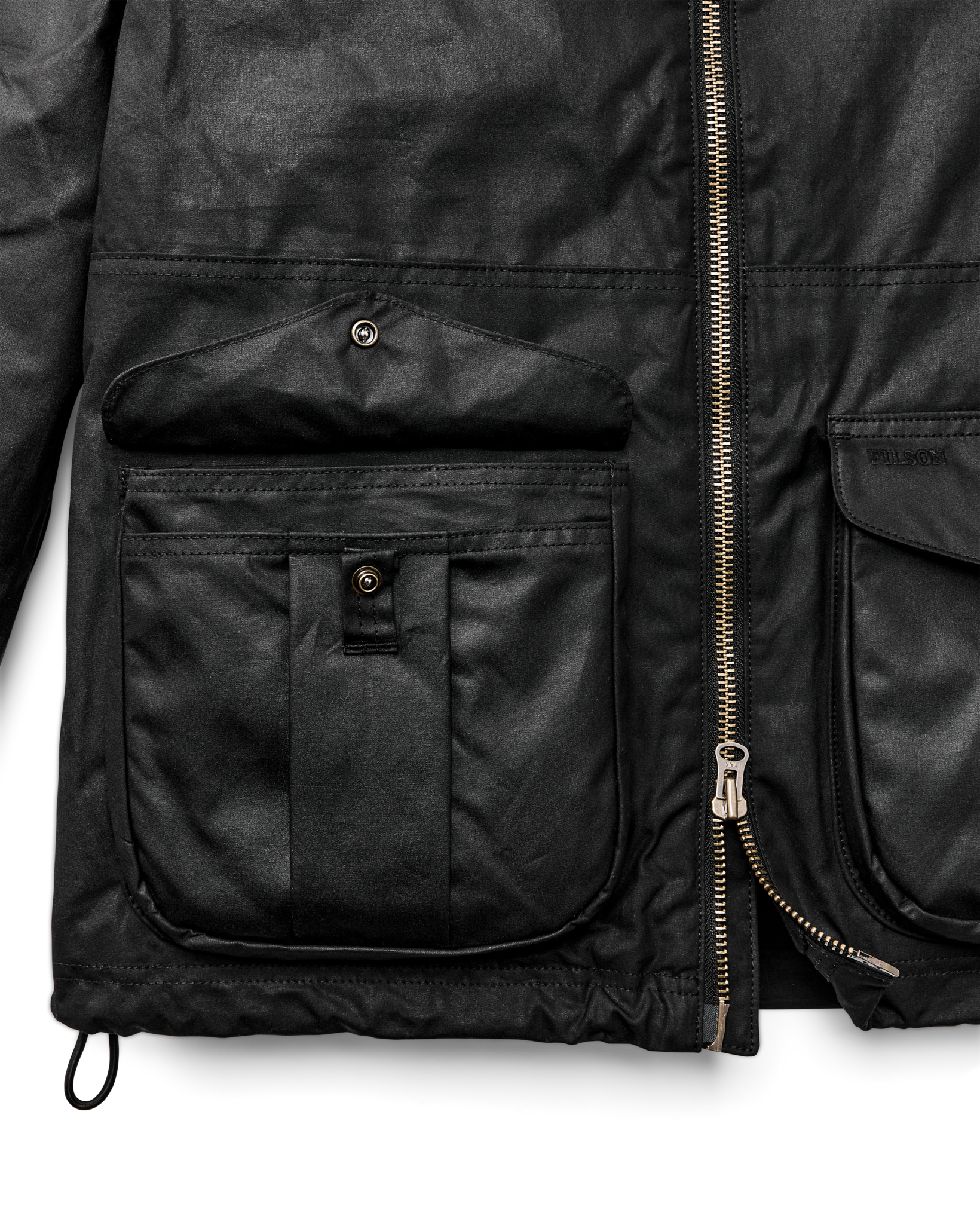 Women's Cover Cloth Raincoat - Black - Image 5